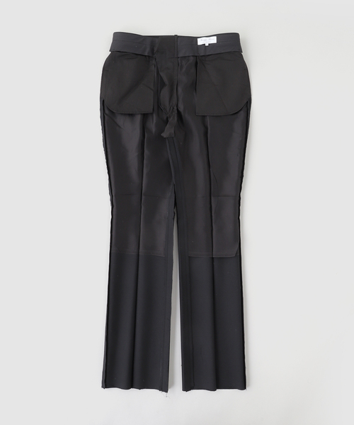 EDIFICE(エディフィス)の「Fumiya Hirano(フミヤヒラノ) Carnaby BLK Solid Trousers(スラックス・メンズ・ブラック・40/38/36)」の6枚目の写真