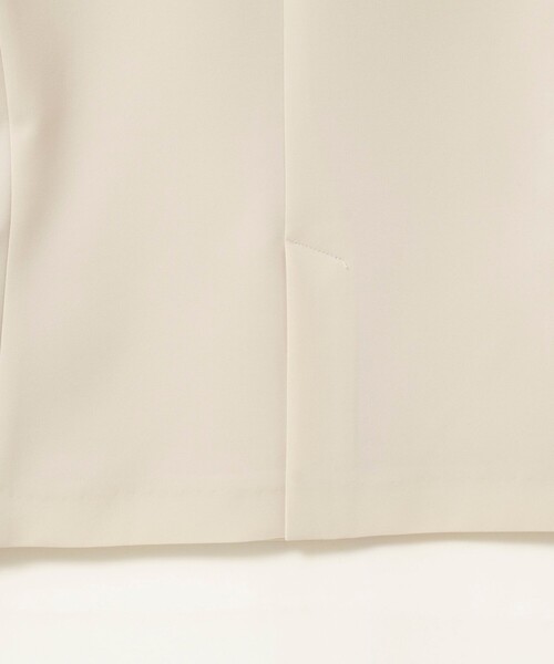 NOLLEY’S Sophi(ノーリーズソフィ)の「《セットアップ対応》ウォッシャブル2WAYツイルストレッチジャケット(ノーカラージャケット・レディース・ブラック/ベージュ・36/38/40)」の22枚目の写真