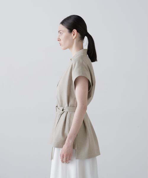 ADORE（アドーア）の「◆ナチュラルオックスブラウス（シャツ/ブラウス・レディース・ベージュ/ネイビー・38）」の13枚目の写真