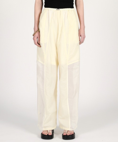 PRANK PROJECT(プランクプロジェクト)の「【2026Summer Pre-Order】シアーリップストップトラックパンツ / Sheer Ripstop Track Pants(その他パンツ・レディース・ホワイト/グレー/ブラック・38/36)」の10枚目の写真