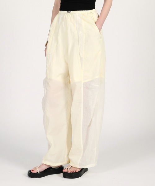PRANK PROJECT(プランクプロジェクト)の「【2026Summer Pre-Order】シアーリップストップトラックパンツ / Sheer Ripstop Track Pants(その他パンツ・レディース・ホワイト/グレー/ブラック・38/36)」の11枚目の写真