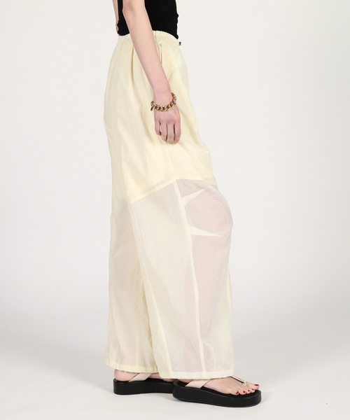 PRANK PROJECT(プランクプロジェクト)の「【2026Summer Pre-Order】シアーリップストップトラックパンツ / Sheer Ripstop Track Pants(その他パンツ・レディース・ホワイト/グレー/ブラック・38/36)」の13枚目の写真