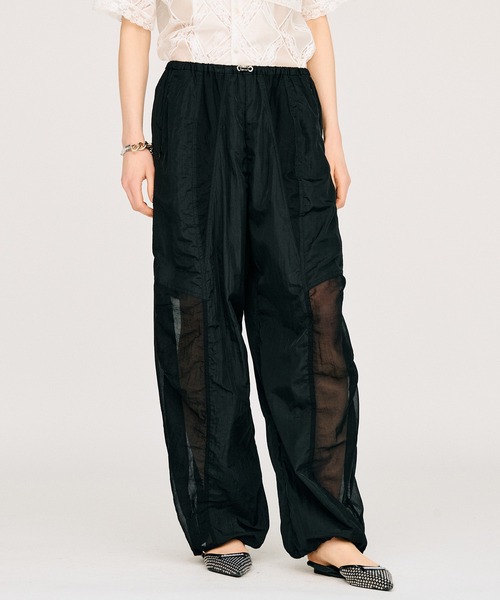 PRANK PROJECT(プランクプロジェクト)の「【2026Summer Pre-Order】シアーリップストップトラックパンツ / Sheer Ripstop Track Pants(その他パンツ・レディース・ホワイト/グレー/ブラック・38/36)」の15枚目の写真