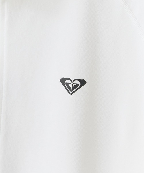 ROXY(ロキシー)の「ROXY/ロキシー HISTORICAL LOGO HOODIE ジップラッシュフーディ 2026年春夏(パーカー・レディース・ホワイト/ブラック・S/M/L)」の6枚目の写真