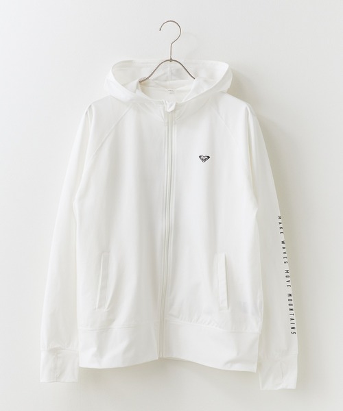 ROXY(ロキシー)の「ROXY/ロキシー HISTORICAL LOGO HOODIE ジップラッシュフーディ 2026年 夏 夏服(パーカー・レディース・ホワイト/ブラック・S/M/L)」の17枚目の写真