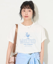 アイスクリーム プリントTシャツ