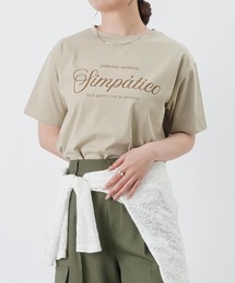 LUCA/LADY LUCK LUCA | LC/LLL 筆記体ロゴTシャツ(Tシャツ/カットソー)