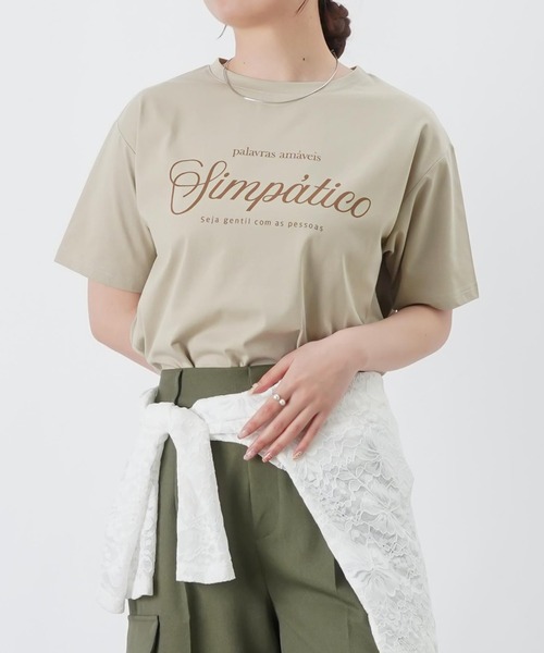 LC/LLL 筆記体ロゴTシャツ（Tシャツ/カットソー）｜LUCA/LADY LUCK