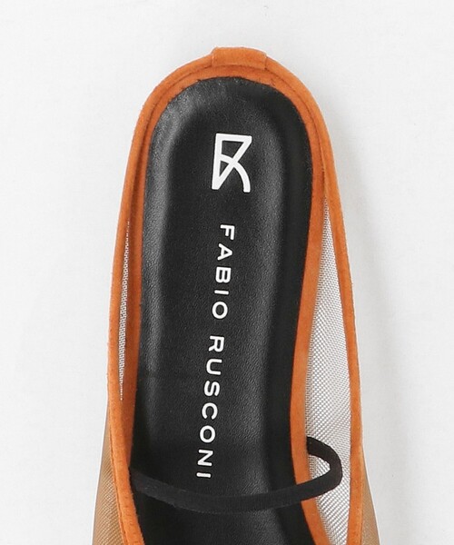 FABIO RUSCONI（ファビオルスコーニ）の「＜FABIO RUSCONI＞チュール フラット シューズ＜ Select by EMMEL REFINES ＞（サンダル・レディース・オレンジ/ブラック/ライトピンク・37/36/38）」の9枚目の写真