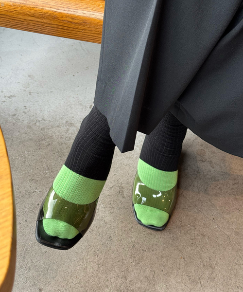 CITYSHOP(シティーショップ)の「KIOSK SOCKS by CITYSHOP:靴下(ソックス/靴下・レディース・ブラック・FREE)」の2枚目の写真