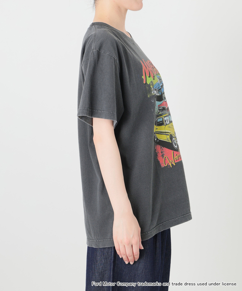 GOOD ROCK SPEED(グッドロックスピード)の「GOOD ROCK SPEED / グッドロックスピード Ford MAVERICK T-SHIRT(Tシャツ/カットソー・レディース・チャコールグレー・SMALL/LARGE/MEDIUM)」の5枚目の写真