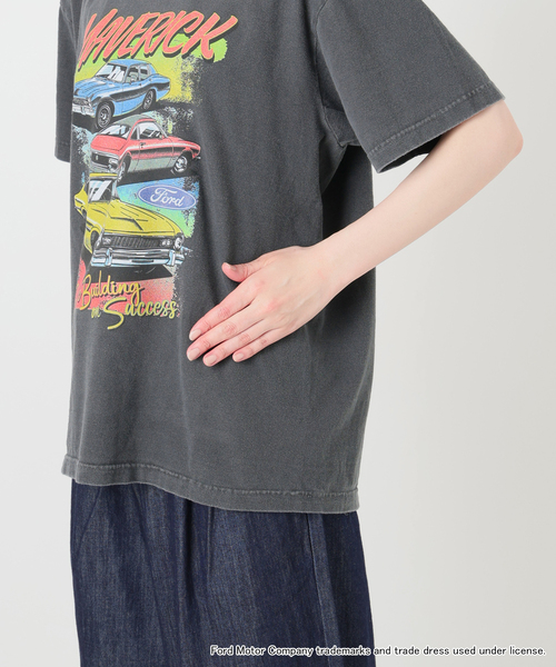 GOOD ROCK SPEED(グッドロックスピード)の「GOOD ROCK SPEED / グッドロックスピード Ford MAVERICK T-SHIRT(Tシャツ/カットソー・レディース・チャコールグレー・SMALL/LARGE/MEDIUM)」の6枚目の写真