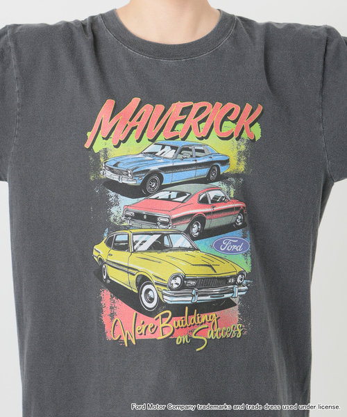GOOD ROCK SPEED(グッドロックスピード)の「GOOD ROCK SPEED / グッドロックスピード Ford MAVERICK T-SHIRT(Tシャツ/カットソー・レディース・チャコールグレー・SMALL/LARGE/MEDIUM)」の7枚目の写真