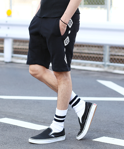 BASECONTROL(ベースコントロール)の「トライバルショートパンツ(その他パンツ・メンズ・グレー/ホワイト/ブラック・X-LARGE/SMALL/LARGE/MEDIUM)」の2枚目の写真