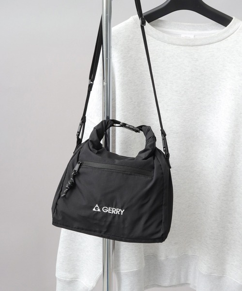 GERRY（ジェリー）の「撥水加工 リップストップナイロン 4WAY マルチミニショルダーバッグ ハンドバッグ（ショルダーバッグ・メンズ・ブラック・FREE）」の5枚目の写真
