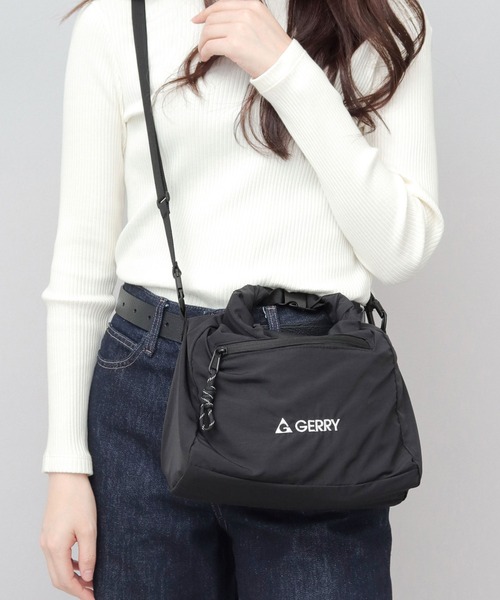 GERRY（ジェリー）の「撥水加工 リップストップナイロン 4WAY マルチミニショルダーバッグ ハンドバッグ（ショルダーバッグ・メンズ・ブラック・FREE）」の22枚目の写真