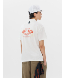 JAMIE WEST（ジェイミーウエスト）の「ビヨンドタイガーレタリングカラーTシャツ（ホワイト）（ポロシャツ）」