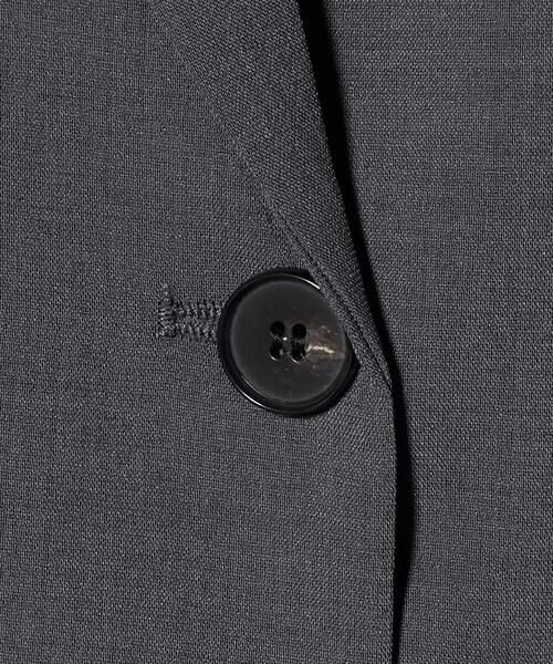A DAY IN THE LIFE UNITED ARROWS(アデイインザライフユナイテッドアローズ)の「ダブルブレスト ショートスリーブ シャツジャケット ‐セットアップ対応・ウォッシャブル‐ <A DAY IN THE LIFE>(テーラードジャケット・レディース・ネイビー/その他1/ダークグレー/ナチュラル・FREE)」の21枚目の写真