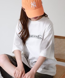 BIKE STAR エンジェル刺繍加工Tシャツ 半袖