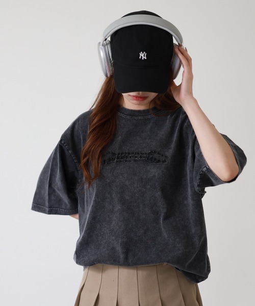 bike star（バイクスター）の「BIKE STAR エンジェル刺繍加工Tシャツ 半袖（Tシャツ/カットソー・メンズ・ピンク/ホワイト/チャコール・L/M）」の12枚目の写真