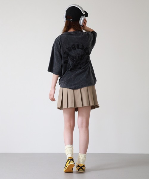 bike star（バイクスター）の「BIKE STAR エンジェル刺繍加工Tシャツ 半袖（Tシャツ/カットソー・メンズ・ピンク/ホワイト/チャコール・L/M）」の15枚目の写真