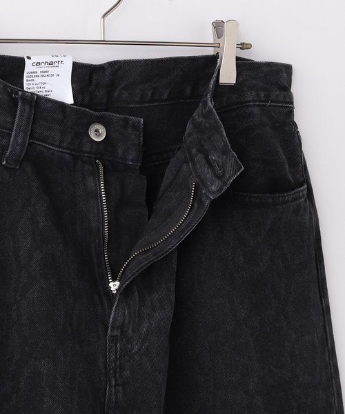 Carhartt WIP（カーハートダブリューアイピー）の「Carhartt WIP / カーハート ダブリューアイピー SNAKE LANDON PANT（デニムパンツ・メンズ・ブラック・MEDIUM/SMALL）」の3枚目の写真