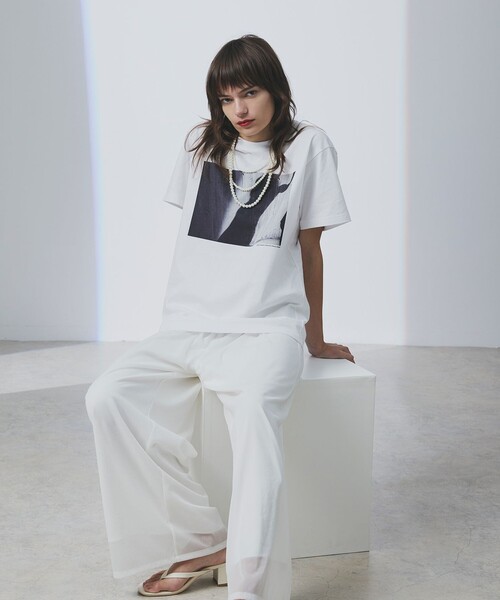 uncrave(アンクレイヴ)の「misuzu otsuka × uncrave PHOTO TEE(Tシャツ/カットソー・レディース・ホワイト系5/ホワイト系・FREE/1)」の10枚目の写真