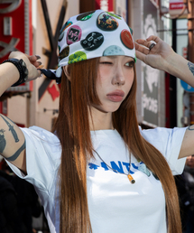 XTONZ（エクストーンズ）の「XF008 マルチピンバッジグラフィックバンダナ (MULTI)（バンダナ/スカーフ）」