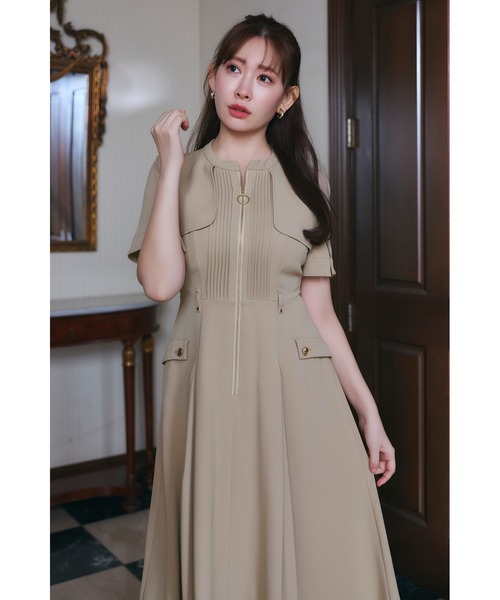 Nora Front Zip Dress（ワンピース）｜Her lip to（ハーリップトゥー