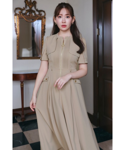 Nora Front Zip Dress（ワンピース）｜Her lip to（ハーリップトゥー