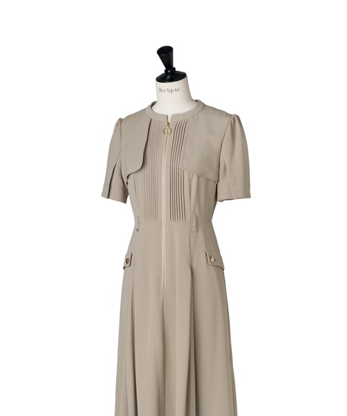Nora Front Zip Dress（ワンピース）｜Her lip to（ハーリップトゥー