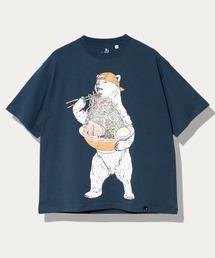 go slow caravan（ゴースローキャラバン）の「USA C 豪快盛り ラーメンクマ BIG TEE（Tシャツ/カットソー）」