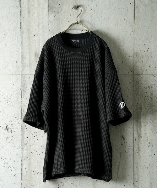 DEVILOCK(デビロック)の「DEVILOCK BIG WAFFLE TEE(Tシャツ/カットソー・メンズ・ブラック/グレー・LARGE/MEDIUM)」の10枚目の写真