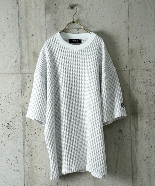 DEVILOCK(デビロック)の「DEVILOCK BIG WAFFLE TEE(Tシャツ/カットソー・メンズ・ブラック/グレー・LARGE/MEDIUM)」の13枚目の写真
