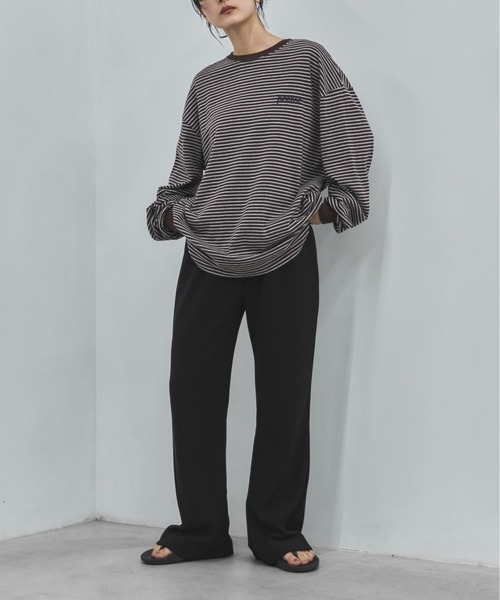 feepur(フェピュール)の「【TALLサイズあり】リラックスフレアパンツ(その他パンツ・レディース・ブラック・TALL/MEDIUM/SMALL)」の11枚目の写真