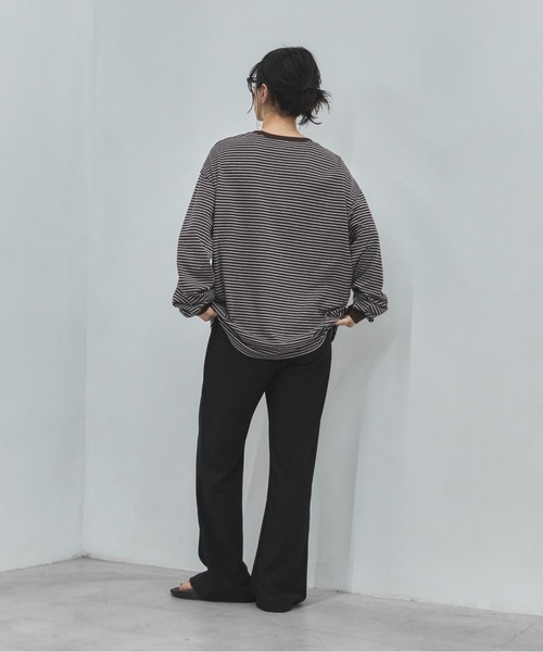 feepur(フェピュール)の「【TALLサイズあり】リラックスフレアパンツ(その他パンツ・レディース・ブラック・TALL/MEDIUM/SMALL)」の14枚目の写真