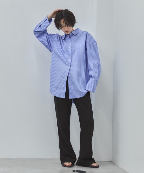 feepur(フェピュール)の「【TALLサイズあり】リラックスフレアパンツ(その他パンツ・レディース・ブラック・TALL/MEDIUM/SMALL)」の5枚目の写真