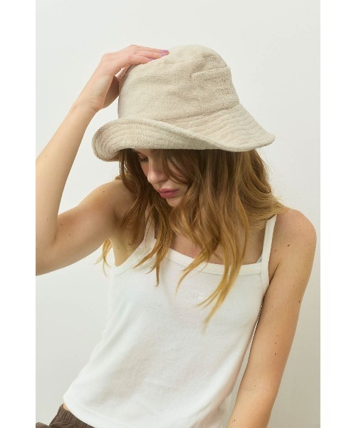 ALEXIA STAM(アリシアスタン)の「Terry Cloth Hat /パイル地バケハ(ハット・レディース・ブルー/ブラック/ベージュ/イエロー・FREE)」の1枚目の写真
