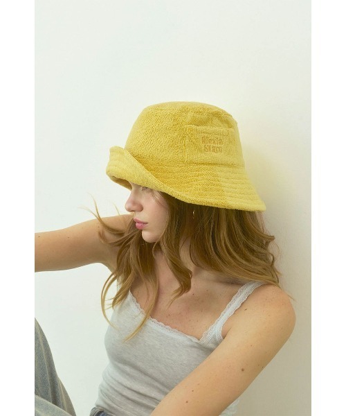 ALEXIA STAM(アリシアスタン)の「Terry Cloth Hat /パイル地バケハ(ハット・レディース・ブルー/ブラック/ベージュ/イエロー・FREE)」の4枚目の写真