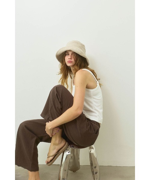 ALEXIA STAM(アリシアスタン)の「Terry Cloth Hat /パイル地バケハ(ハット・レディース・ブルー/ブラック/ベージュ/イエロー・FREE)」の7枚目の写真
