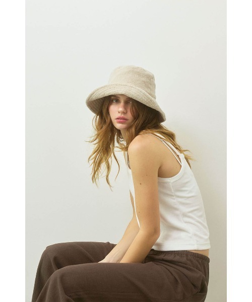 ALEXIA STAM(アリシアスタン)の「Terry Cloth Hat /パイル地バケハ(ハット・レディース・ブルー/ブラック/ベージュ/イエロー・FREE)」の8枚目の写真