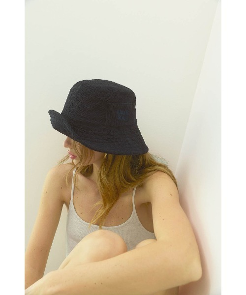 ALEXIA STAM(アリシアスタン)の「Terry Cloth Hat /パイル地バケハ(ハット・レディース・ブルー/ブラック/ベージュ/イエロー・FREE)」の6枚目の写真