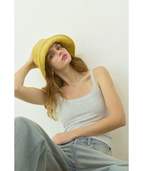 ALEXIA STAM(アリシアスタン)の「Terry Cloth Hat /パイル地バケハ(ハット・レディース・ブルー/ブラック/ベージュ/イエロー・FREE)」の17枚目の写真