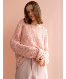 pink rib knit