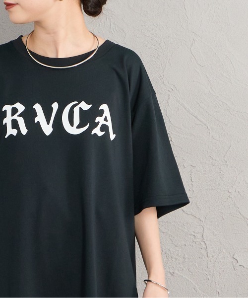 RVCA（ルーカ）の「[RVCA/ルーカ] OE STRAIGHT バックプリント ショートスリーブ サーフTシャツ（Tシャツ/カットソー・レディース・ホワイト/ブラック/ダークブラウン・M/L/XL）」の12枚目の写真