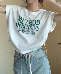 サイドドロストロゴTシャツ