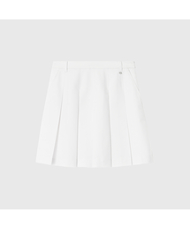 ミレーンソフトサマープリーツスカート_ホワイト / MYLENE SOFT SUMMER PLEATED SKIRT_WHITE