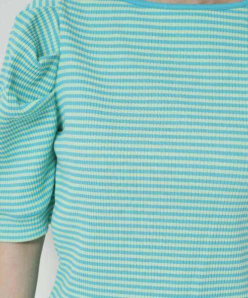 ALL NEW MART（オールニューマート）の「パワーショルダーギャザートップス（Tシャツ/カットソー・レディース・ホワイト系1/ネイビー系7/ブルー系5・00）」の9枚目の写真