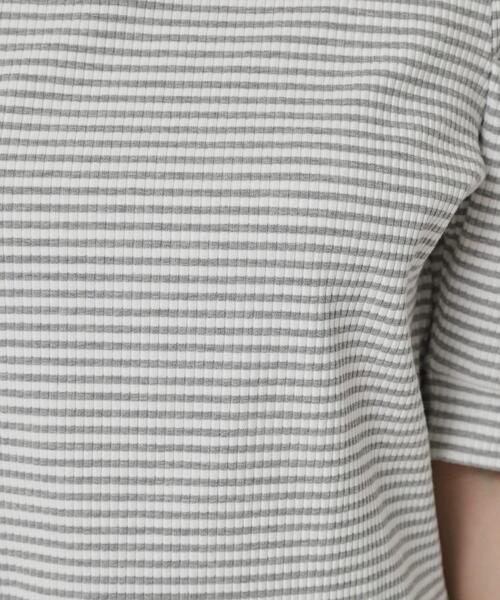 ALL NEW MART（オールニューマート）の「パワーショルダーギャザートップス（Tシャツ/カットソー・レディース・ホワイト系1/ネイビー系7/ブルー系5・00）」の14枚目の写真