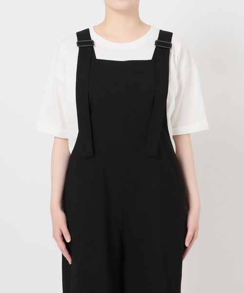 JOURNAL STANDARD(ジャーナルスタンダード)の「アイアスストレッチサロペット(サロペット/オーバーオール・レディース・ブラック/ベージュ・FREE)」の20枚目の写真